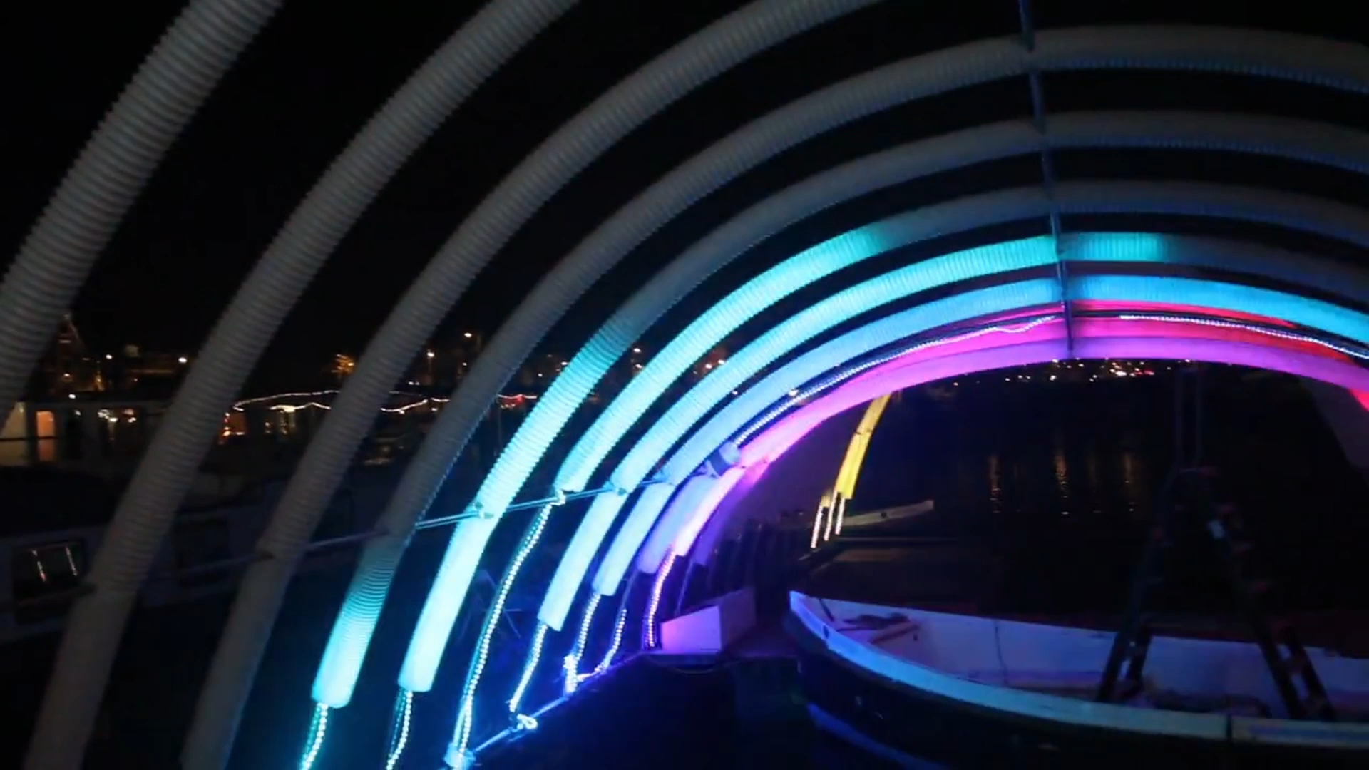 Floating Bridge installation visual 2