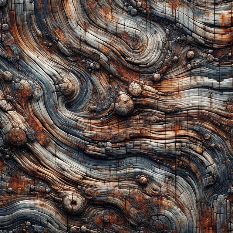 Generated texture study for 3D material development