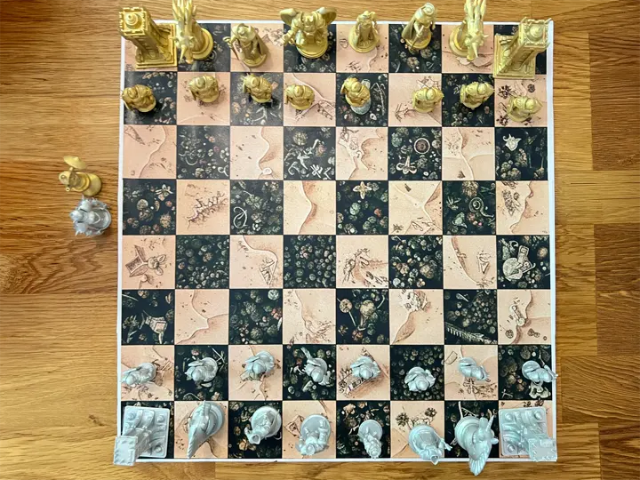 Custom chess set process image 5
