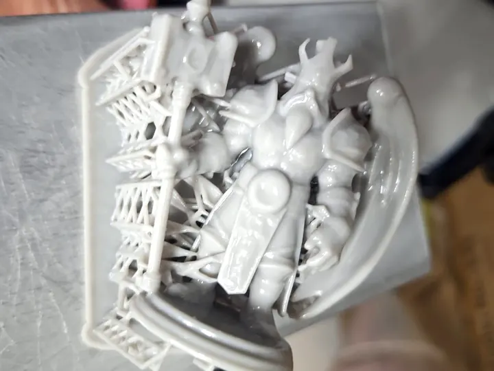 Custom chess set resin print 3